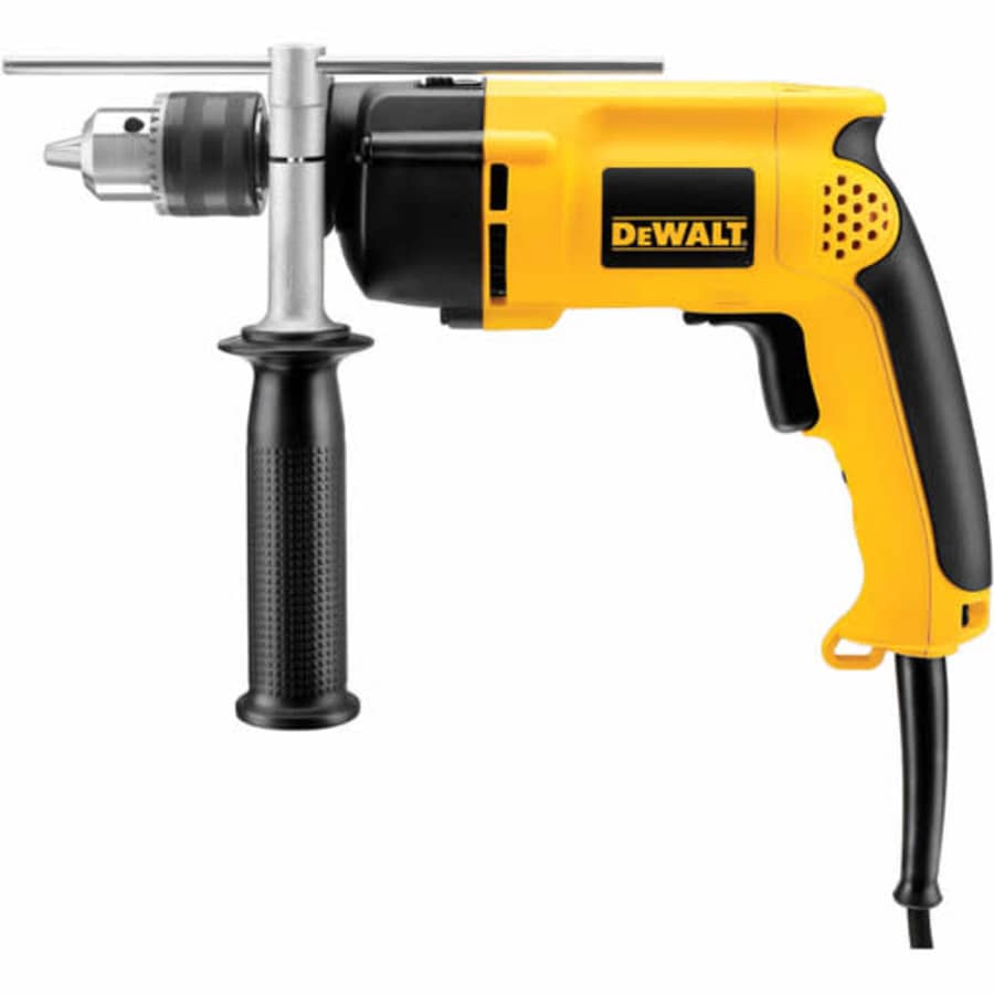 Certified Refurb DeWalt 7.8 Amp 1/2" VSR Single Speed Hammer Drill: $80