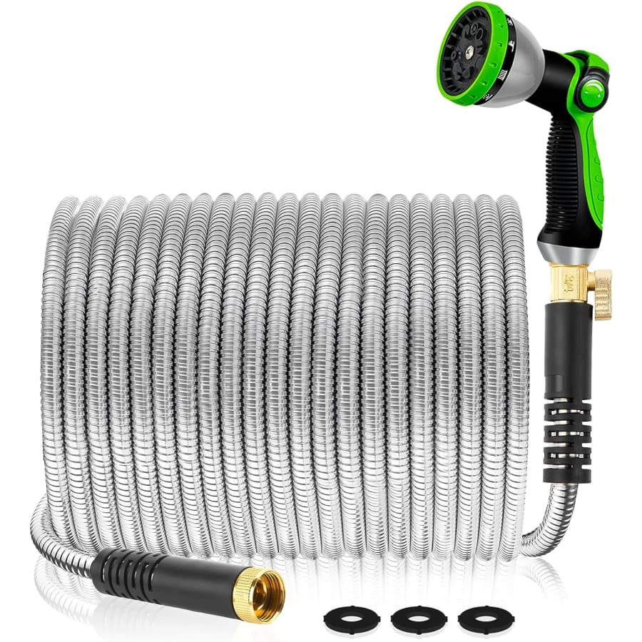 100-Foot Metal Garden Hose for $56