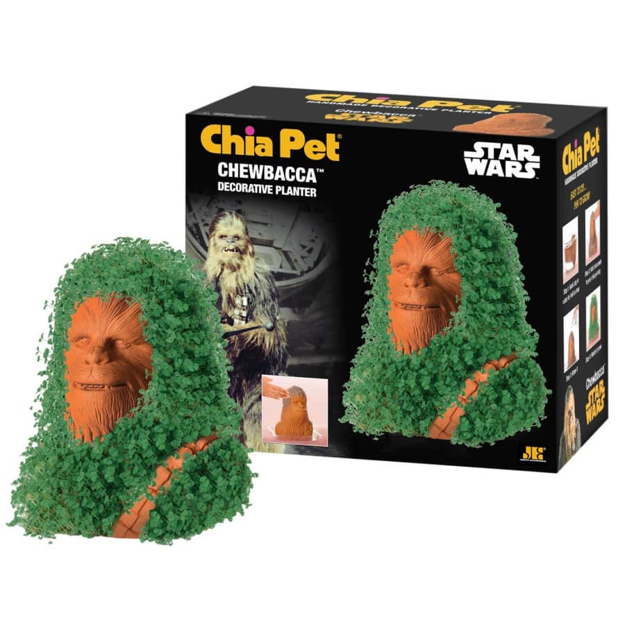 Chia Pet Star Wars Chewbacca Decorative Planter for $17 Chia Pet Star Wars Chewbacca Decorative Planter for $17