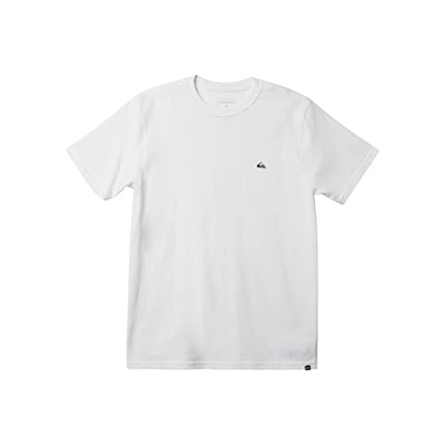 Quiksilver Men's MW Mini Logo Tee Shirt, White, Small for $25 Quiksilver Men's MW Mini Logo Tee Shirt, White, Small for $25