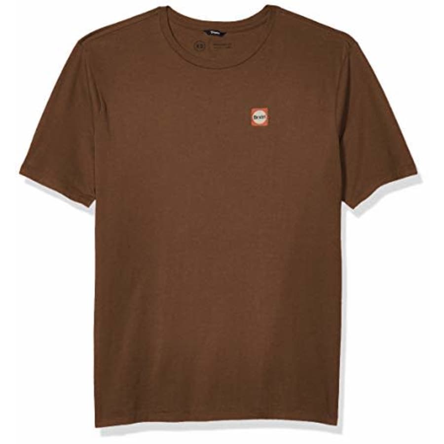 Brixton Men's GATE II Premium FIT Short Sleeve T-Shirt, Bison, S for $29 Brixton Men's GATE II Premium FIT Short Sleeve T-Shirt, Bison, S for $29