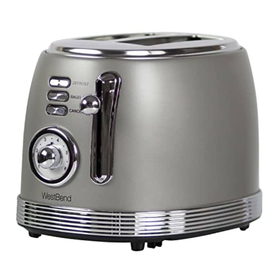 West Bend Toaster 2 Slice Retro-Styled Stainless Steel with 4 Functions and 6 Shade Settings, for $40 West Bend Toaster 2 Slice Retro-Styled Stainless Steel with 4 Functions and 6 Shade Settings, for $40