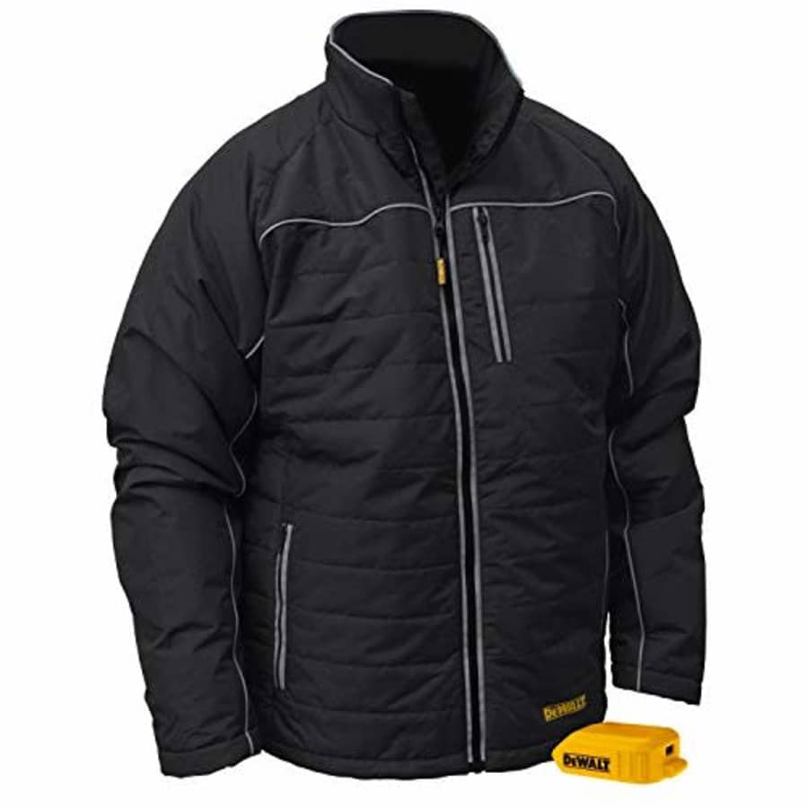 Radians DEWALT DCHJ075B-S Quilted Heated Work Jacket, Small, Black for $149