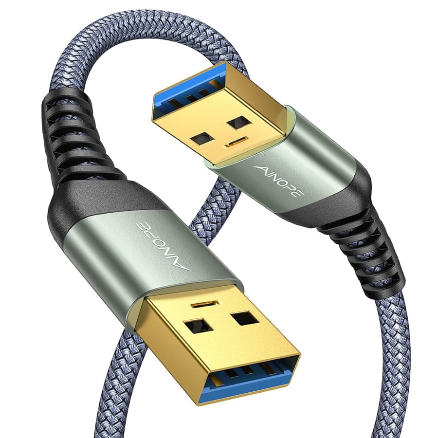 Ainope 6.6-Foot USB 3.0 to USB 3.0 Cable for $7