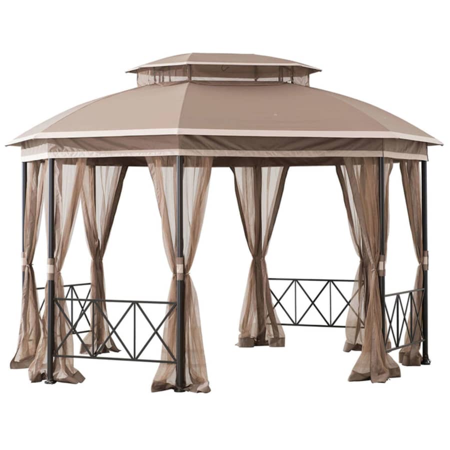 Living Accents 10x12-Foot Octagon Gazebo w/ Netting for $450