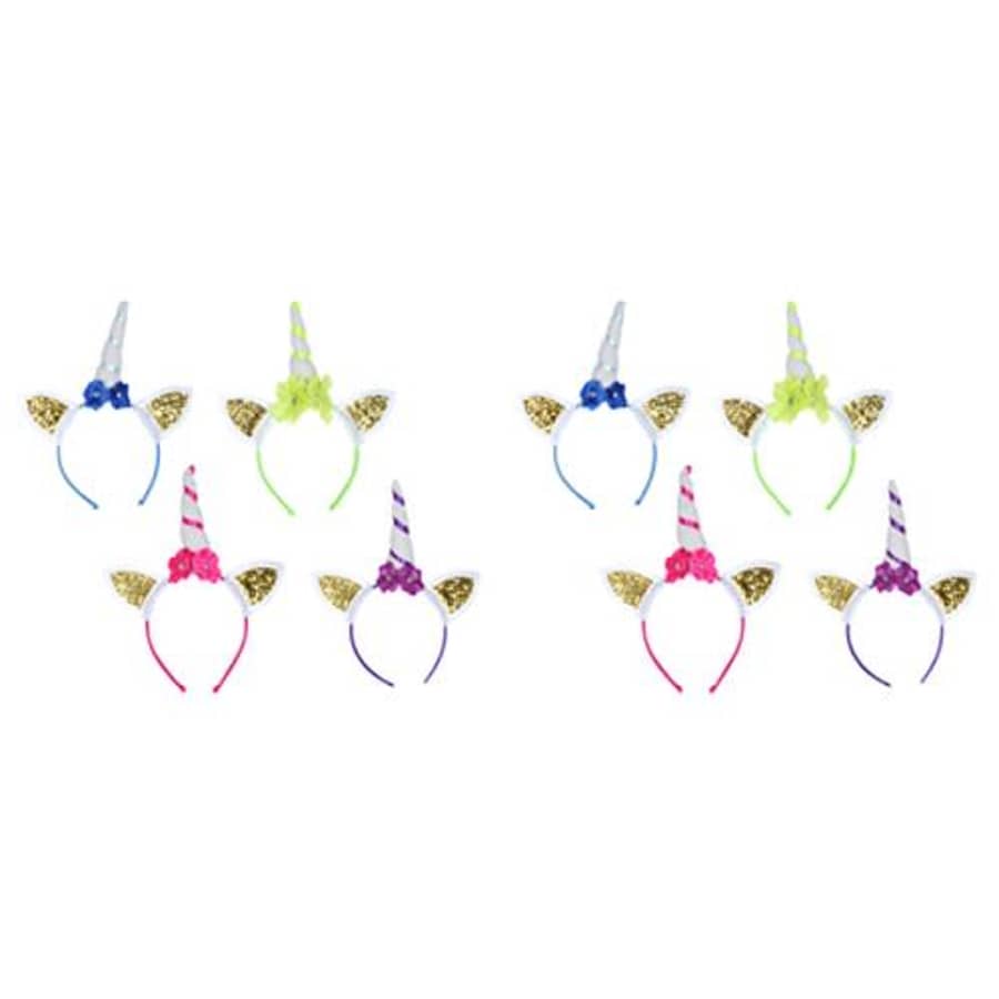 Beistle Glittered Magical Unicorn Headbands 8 Piece Birthday Party Supplies Princess Decorations for $33 Beistle Glittered Magical Unicorn Headbands 8 Piece Birthday Party Supplies Princess Decorations for $33