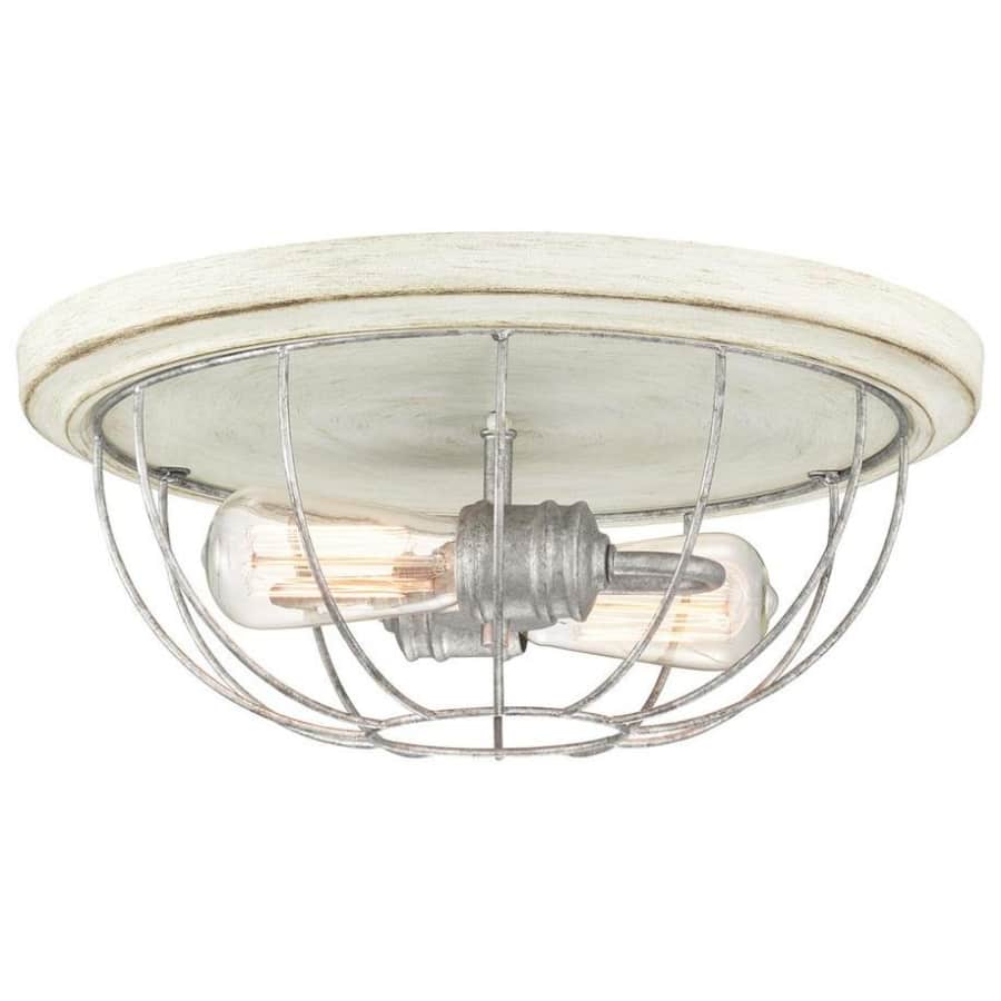 Home Decorators Collection 15.8" Open Cage Frame 2-Light Flush Mount for $40 Home Decorators Collection 15.8" Open Cage Frame 2-Light Flush Mount for $40