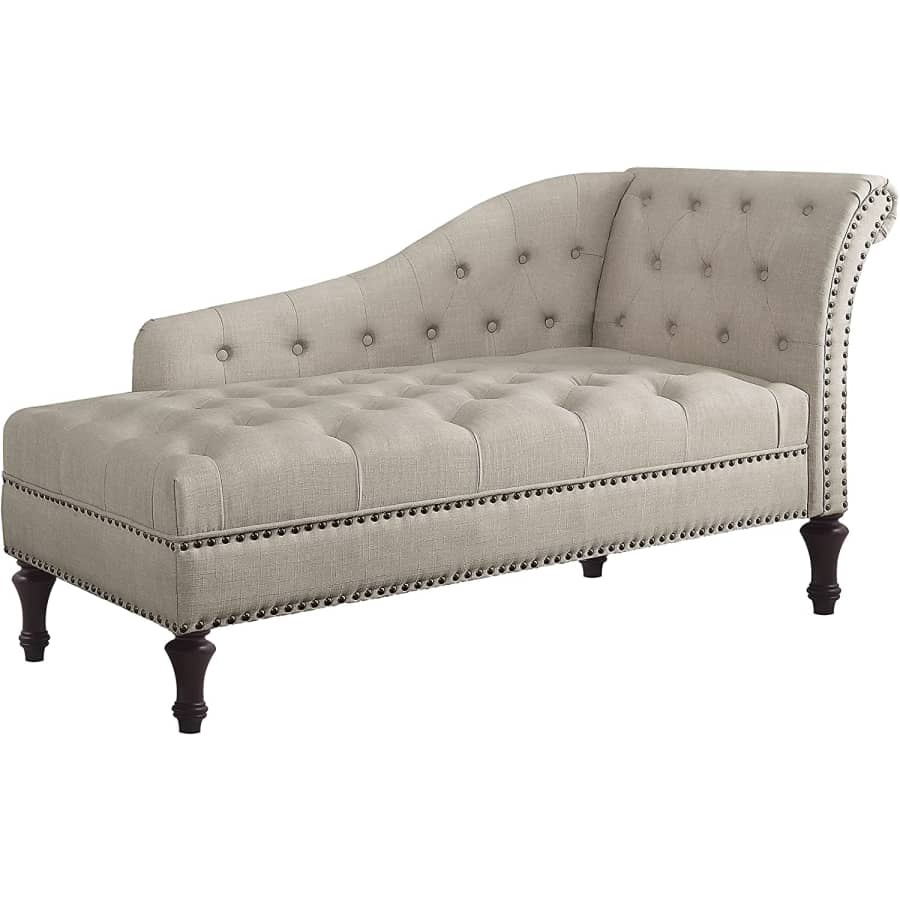 Rosevera Deedee Upholstered Chaise Lounge for $283 Rosevera Deedee Upholstered Chaise Lounge for $283