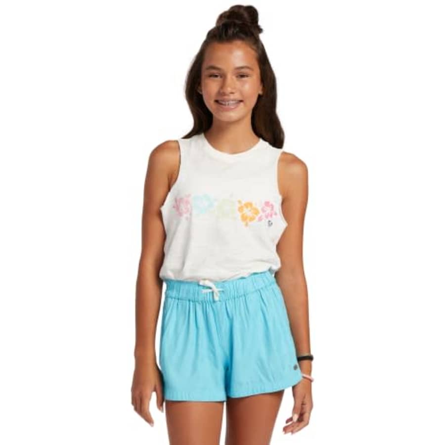 Roxy Girls' UNA Mattina Beach Shorts, Bachelor Button, 7 for $13