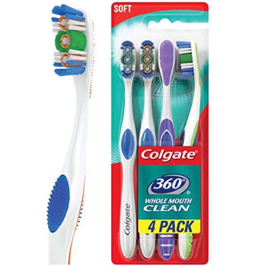 Colgate 360 Adult Full Head Soft Toothbrush - 4 Count for $8