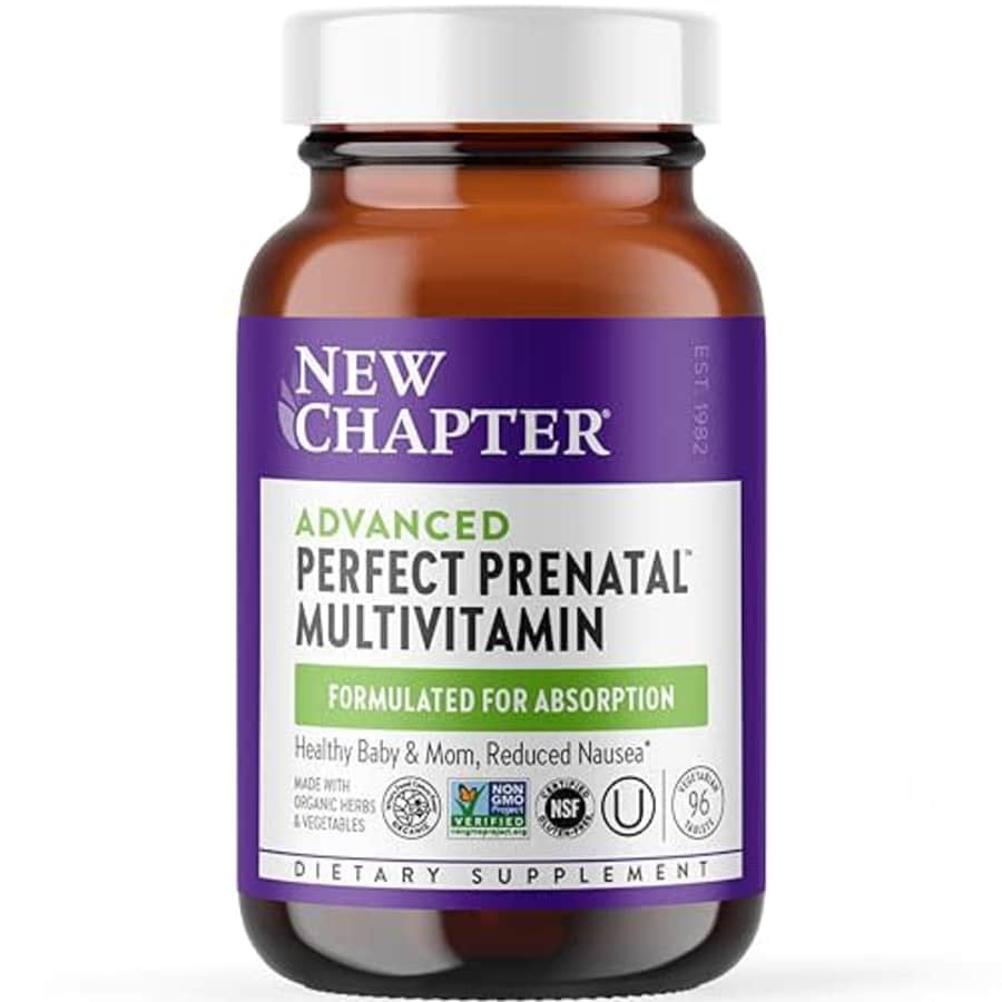 New Chapter Advanced Perfect Prenatal Vitamins, 96ct, Made with Organic, Non-GMO Ingredients for for $28 New Chapter Advanced Perfect Prenatal Vitamins, 96ct, Made with Organic, Non-GMO Ingredients for for $28