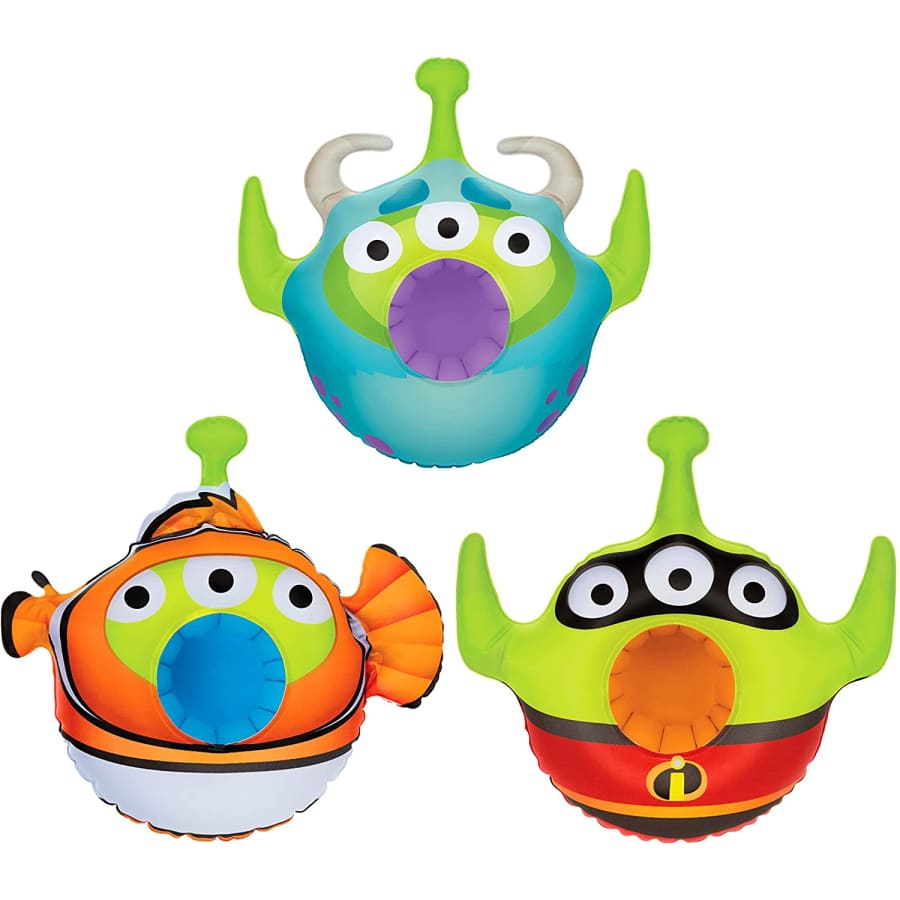 SwimWays Disney Pixar Inflatable Floating Pool Drink Holder 6-Pack for $13 SwimWays Disney Pixar Inflatable Floating Pool Drink Holder 6-Pack for $13
