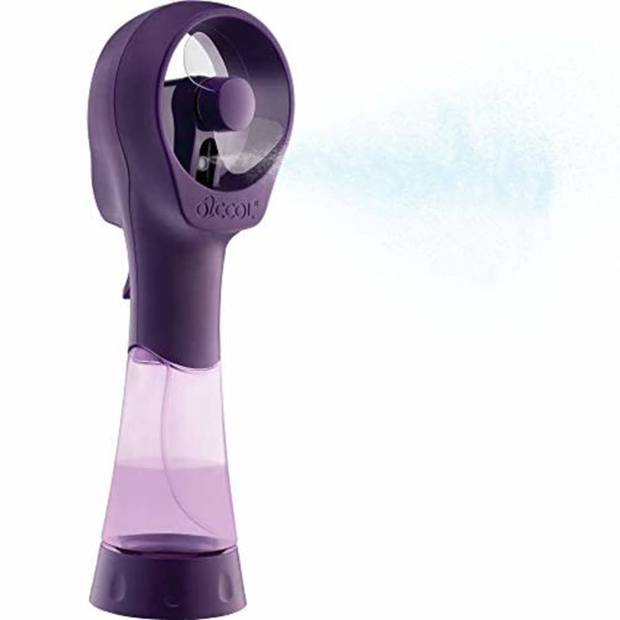 O2COOL FML0001 Elite Misting Fan, Purple for $15 O2COOL FML0001 Elite Misting Fan, Purple for $15