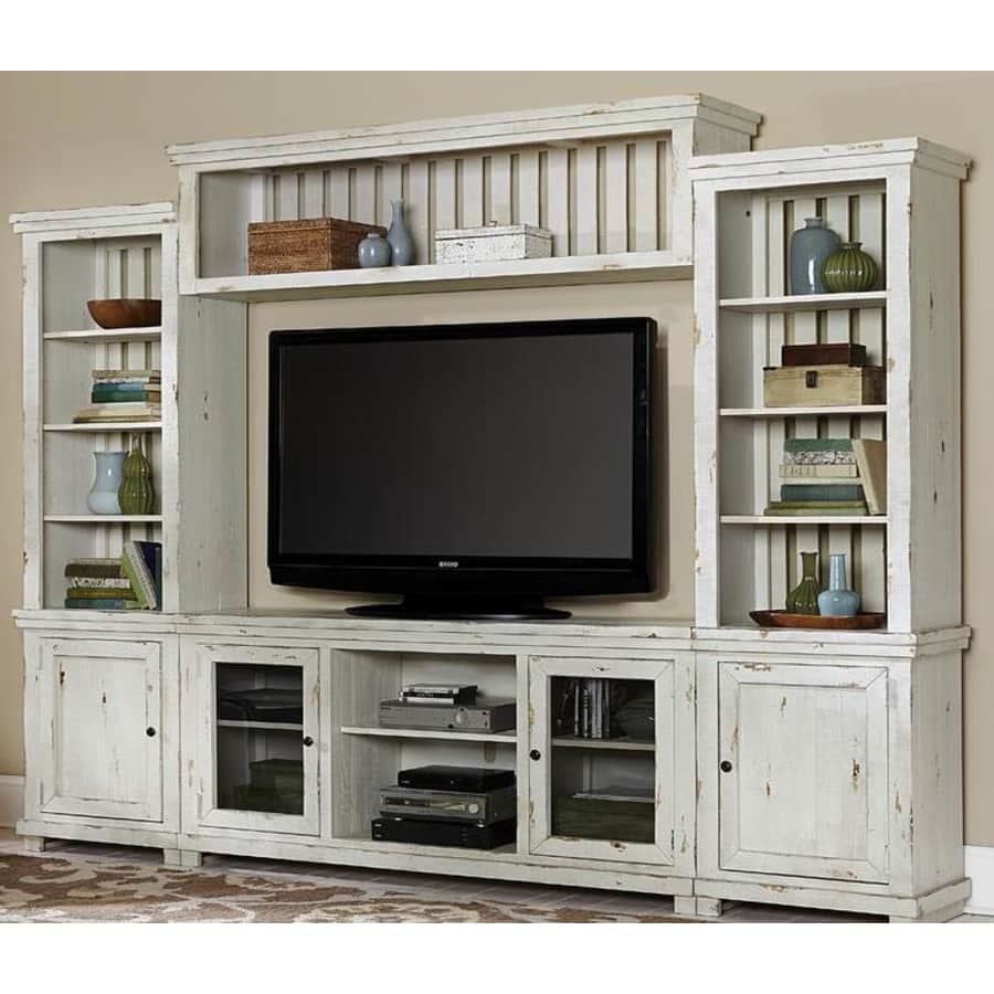Progressive Furniture Willow Solid Pine Complete Entertainment Center Wall Unit for $1,148 Progressive Furniture Willow Solid Pine Complete Entertainment Center Wall Unit for $1,148