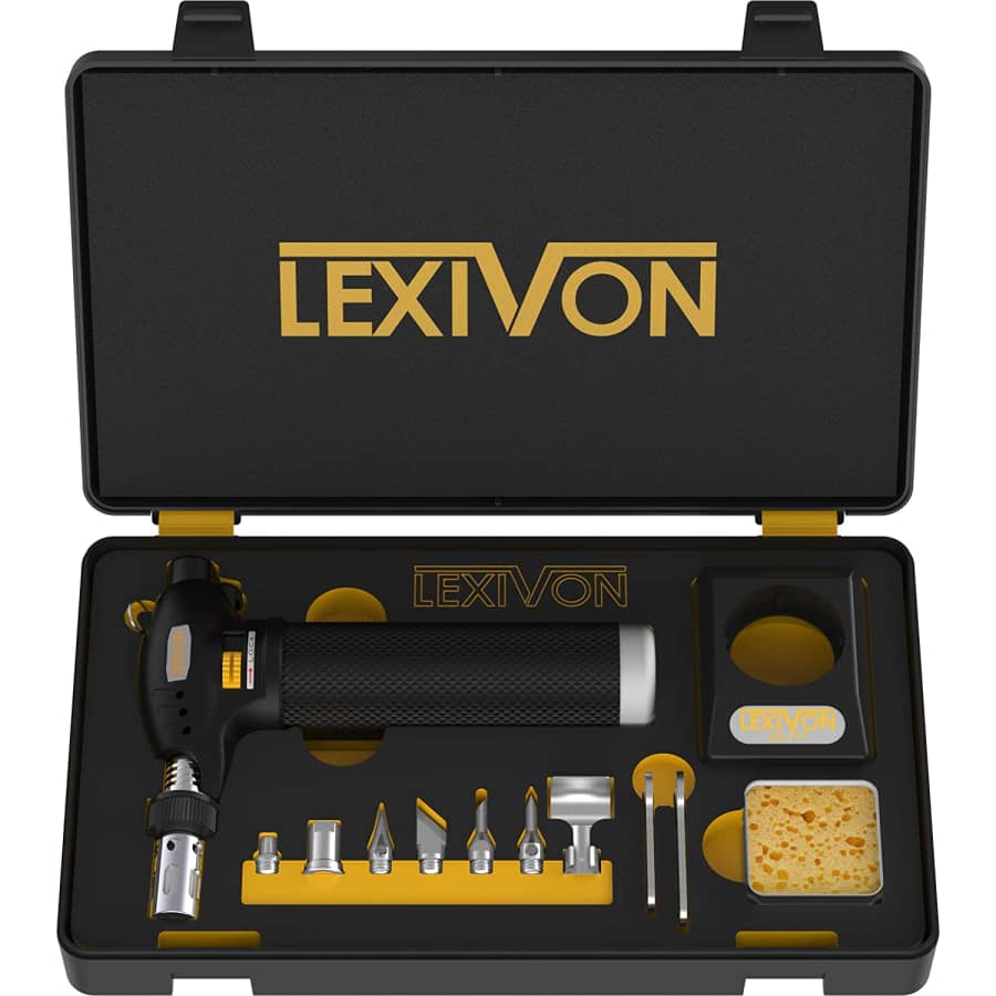Lexivon Butane Torch Multi-Function Kit for $40
