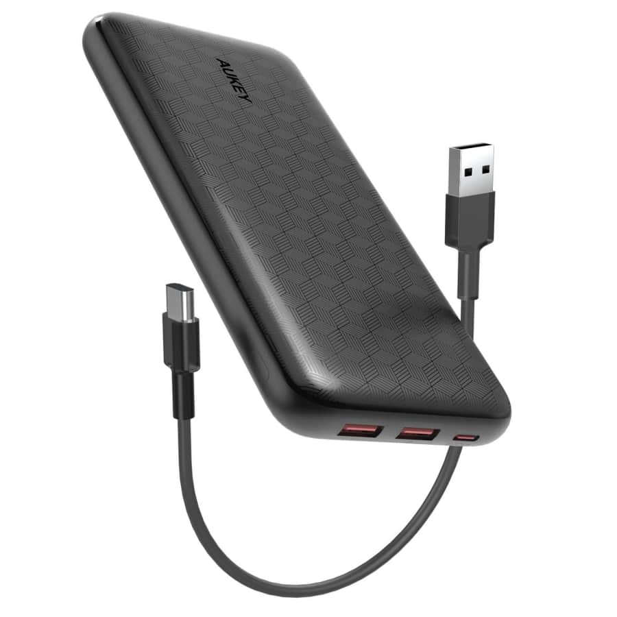 Aukey Ultra Slim USB-C Power Bank for $18