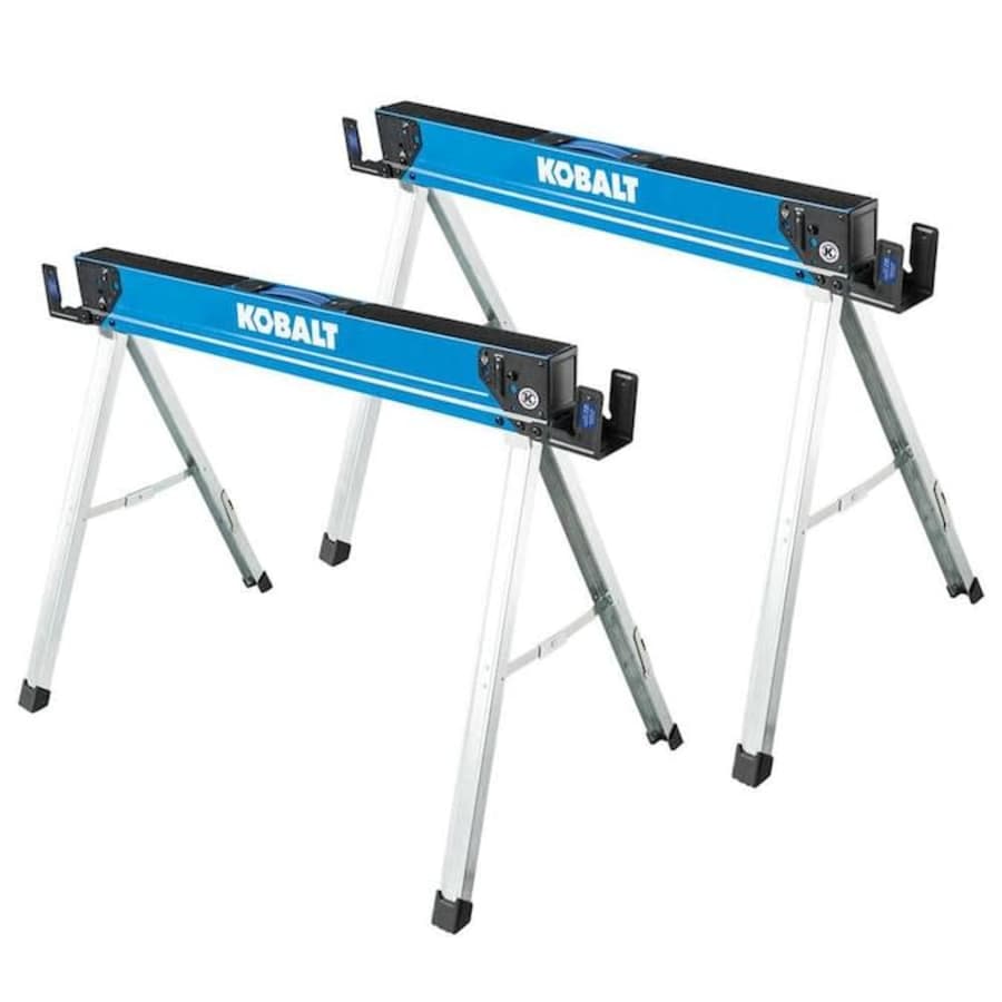 Kobalt 43" x 30" Steel Saw Horse 2-Pack for $50 Kobalt 43" x 30" Steel Saw Horse 2-Pack for $50