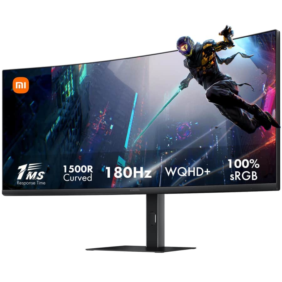 Xiaomi 34" Ultrawide 1440p HDR 180Hz IPS FreeSync Curved LED Monitor for $240 Xiaomi 34" Ultrawide 1440p HDR 180Hz IPS FreeSync Curved LED Monitor for $240