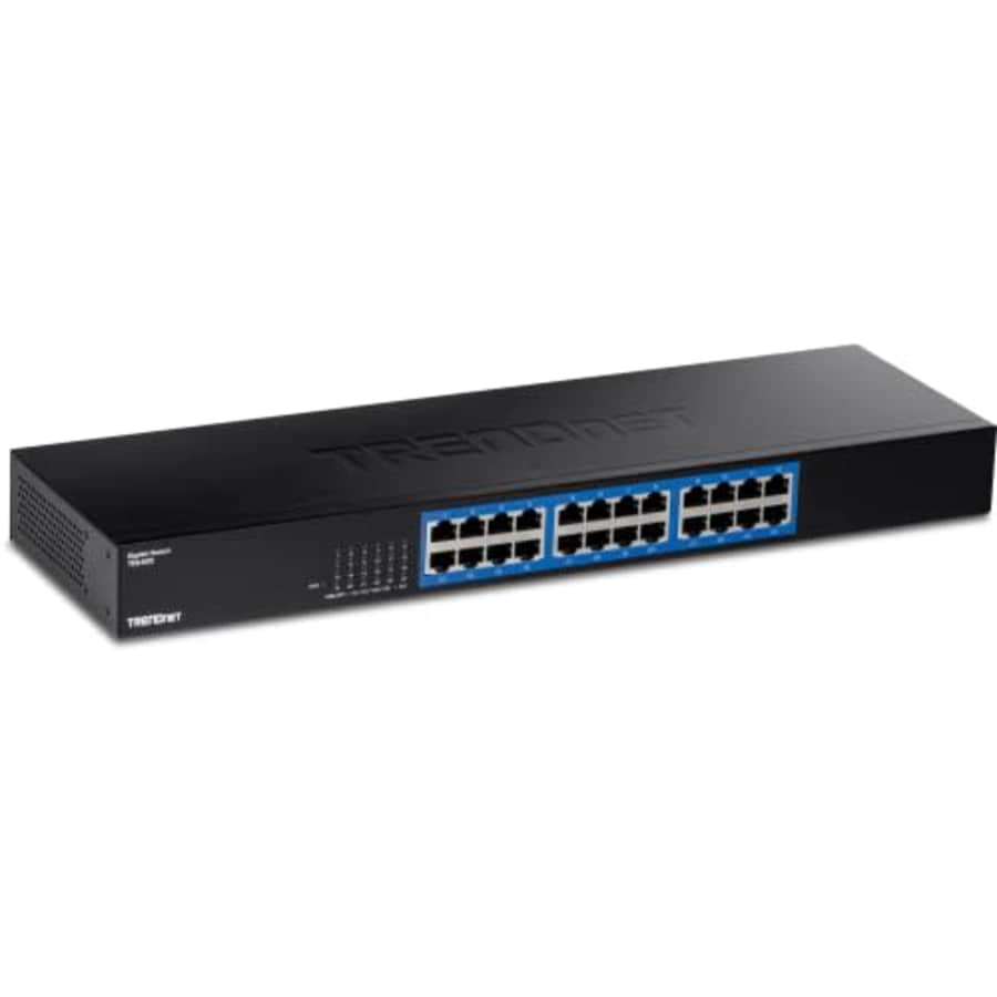 TRENDnet 24-Port Gigabit Switch, TEG-S25, 24 x Gigabit RJ-45 Ports, 48Gbps Switching Capacity, for $105 TRENDnet 24-Port Gigabit Switch, TEG-S25, 24 x Gigabit RJ-45 Ports, 48Gbps Switching Capacity, for $105