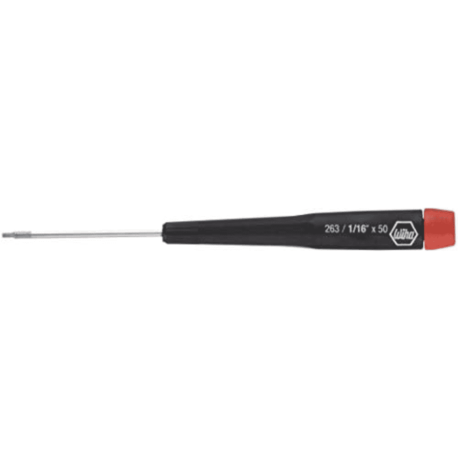 Wiha Tools Wiha 96316 Precision Hex Inch Screwdriver, 1/16 x 50mm for $9 Wiha Tools Wiha 96316 Precision Hex Inch Screwdriver, 1/16 x 50mm for $9