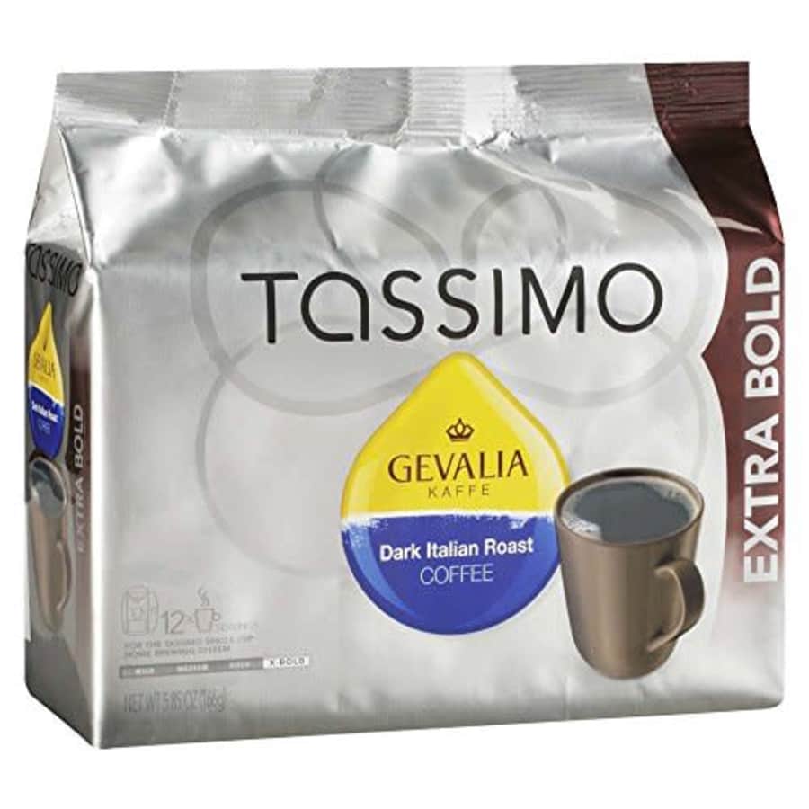 Tassimo Gevalia Dark Italian Roast Extra Bold Roast Coffee T-Discs for Tassimo Single Cup Home for $30