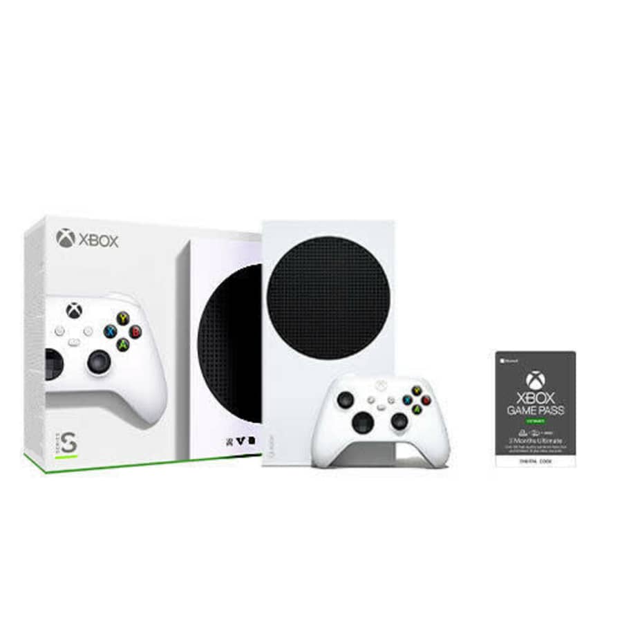 Microsoft Xbox Series S 512GB SSD All-Digital Console w/ Xbox Game Pass Ultimate 3-Month Sub for $340 Microsoft Xbox Series S 512GB SSD All-Digital Console w/ Xbox Game Pass Ultimate 3-Month Sub for $340