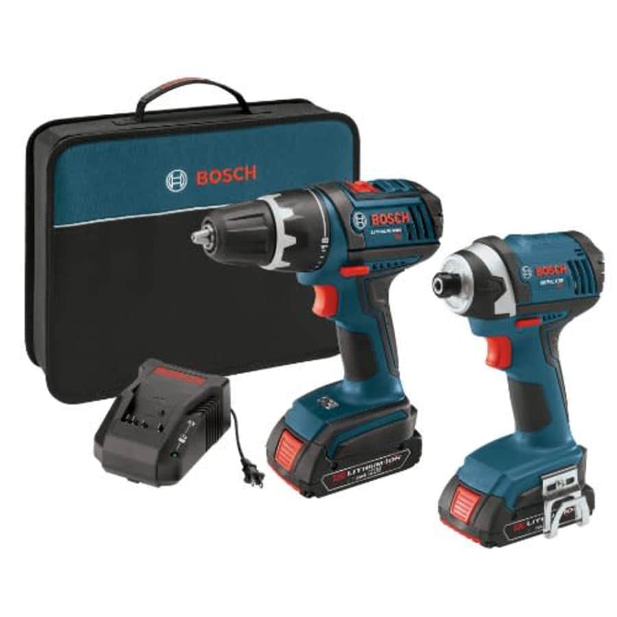 Bosch CLPK234-181 18-Volt Lithium-Ion 2-Tool Combo Kit with 1/2-Inch Compact Tough Drill/Driver, for $290 Bosch CLPK234-181 18-Volt Lithium-Ion 2-Tool Combo Kit with 1/2-Inch Compact Tough Drill/Driver, for $290
