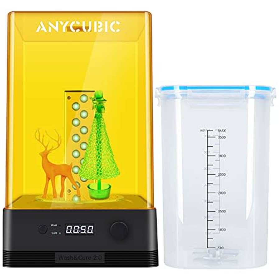 ANYCUBIC Wash and Cure Station, Newest Upgraded 2 in 1 Wash and Cure 2.0 Machine for Mars Anycubic for $130