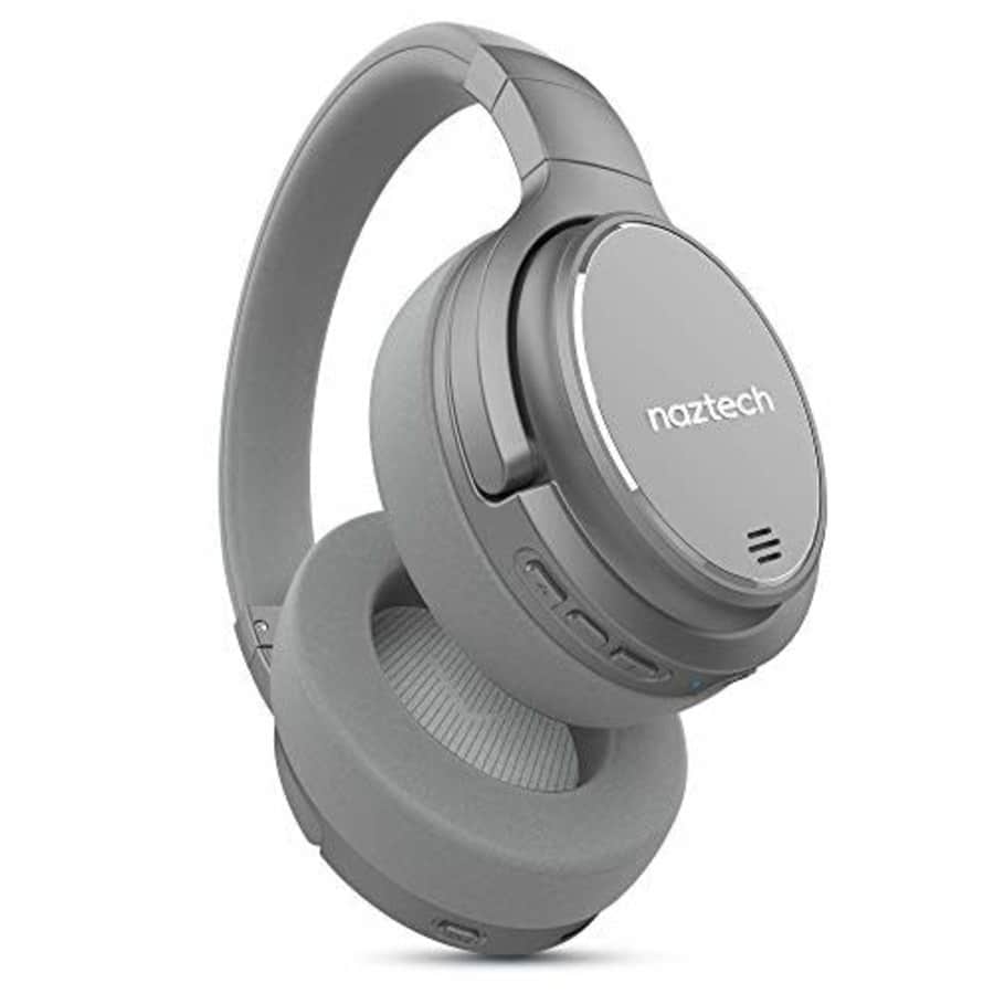 Naztech Driver ANC 1000 Active Noise Cancelling Bluetooth Wireless Headphones w/Memory Foam Ear for $80