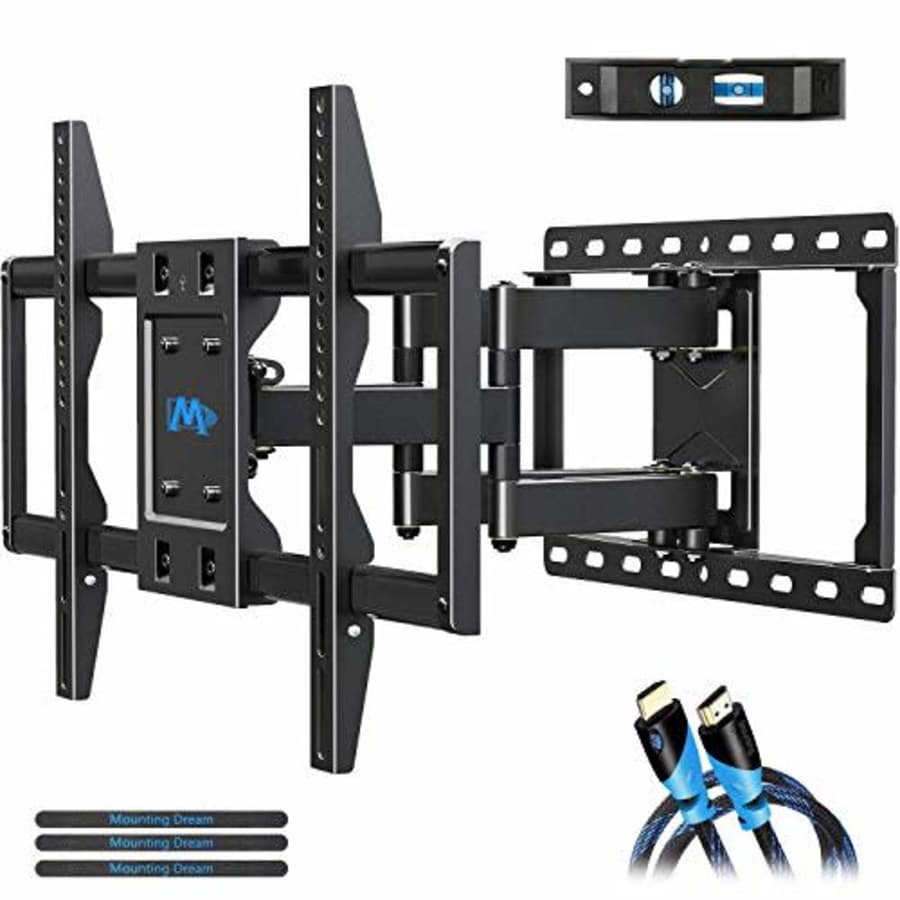 Mounting Dream TV Mount Bracket for 42-70 Inch Flat Screen TVs, Full Motion TV Wall Mounts with for $58 Mounting Dream TV Mount Bracket for 42-70 Inch Flat Screen TVs, Full Motion TV Wall Mounts with for $58