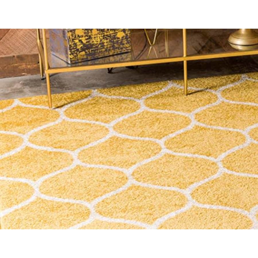 Unique Loom Trellis Frieze Collection Lattice Moroccan Geometric Modern Yellow Area Rug (2' 0 x 3' for $15 Unique Loom Trellis Frieze Collection Lattice Moroccan Geometric Modern Yellow Area Rug (2' 0 x 3' for $15