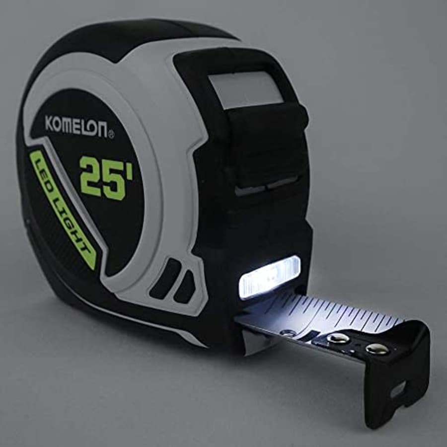 Komelon LED Light Tape Measure, White/Black - 25ft. - 25LED (2 Pack) for $79 Komelon LED Light Tape Measure, White/Black - 25ft. - 25LED (2 Pack) for $79