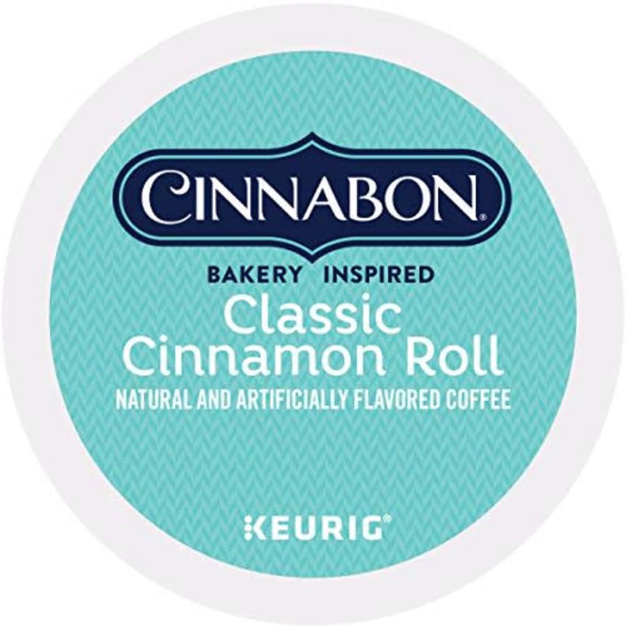 Cinnabon Classic Cinnamon Roll Keurig Single-Serve K-Cup Pods, Light Roast Coffee, 48 Count for $21