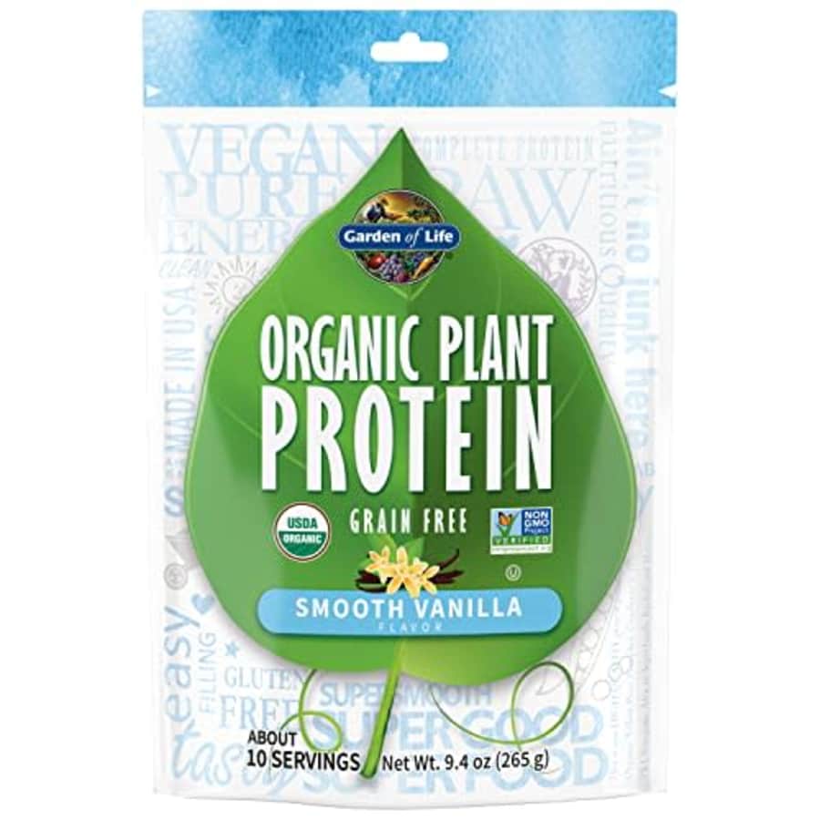 Garden of Life Organic Plant Based Protein Powder - Smooth Vanilla, Vegan, Grain Free and Gluten for $17 Garden of Life Organic Plant Based Protein Powder - Smooth Vanilla, Vegan, Grain Free and Gluten for $17