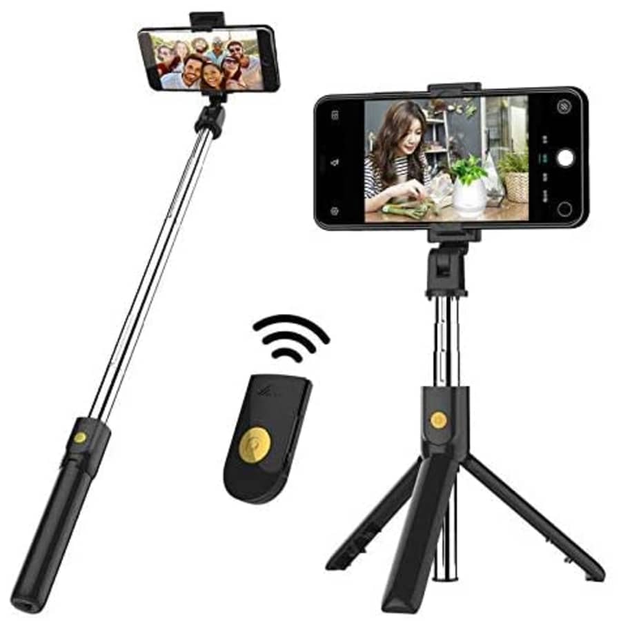 Bytwj Bluetooth Selfie Stick Tripod for $11