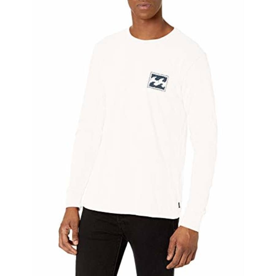 Billabong Men's Long Sleeve Premium Logo Graphic Tee T-Shirt, Off White Crayon, S for $20 Billabong Men's Long Sleeve Premium Logo Graphic Tee T-Shirt, Off White Crayon, S for $20