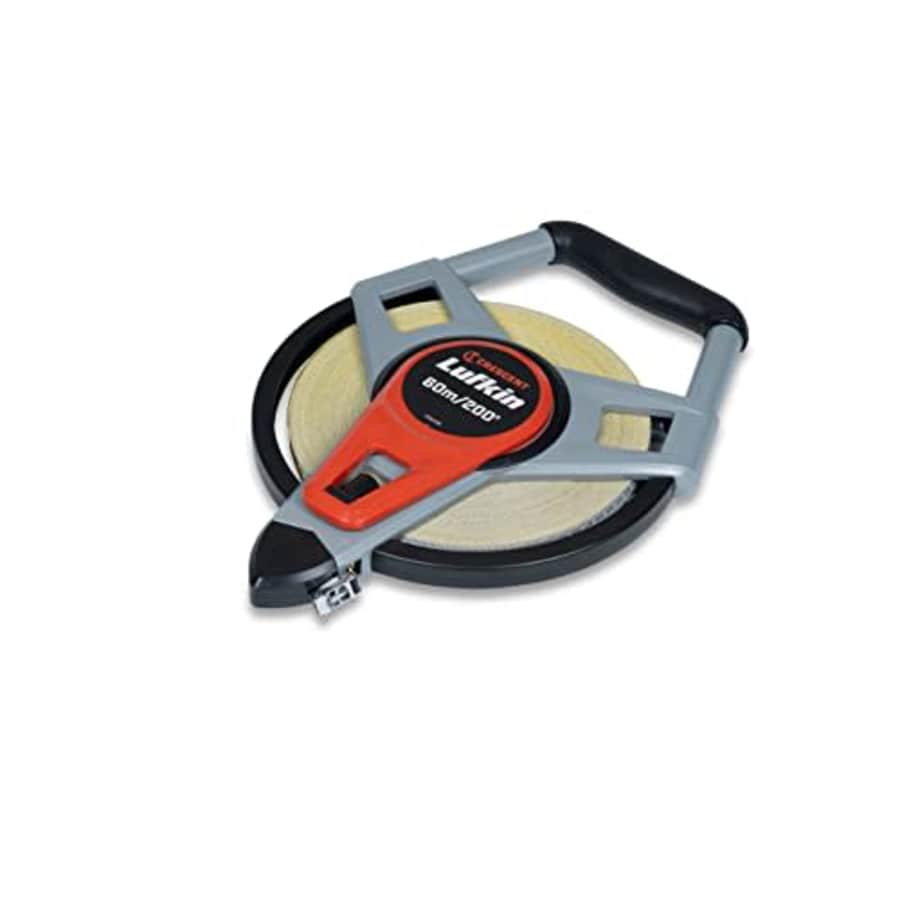 Lufkin FE60CME Fiberglass Tape Measure, 60m x 19mm / 200' x 3/4" with Metric and Imperial Markings, for $54