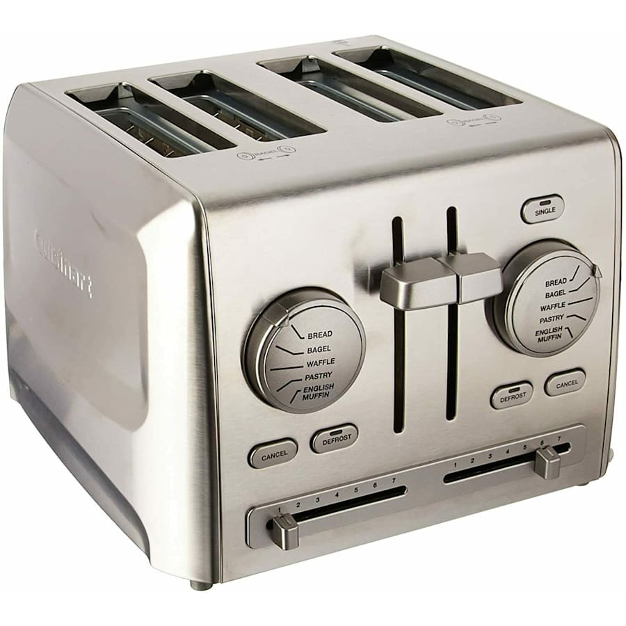Cuisinart Custom Select 4-Slice Stainless Steel Toaster for $25 Cuisinart Custom Select 4-Slice Stainless Steel Toaster for $25