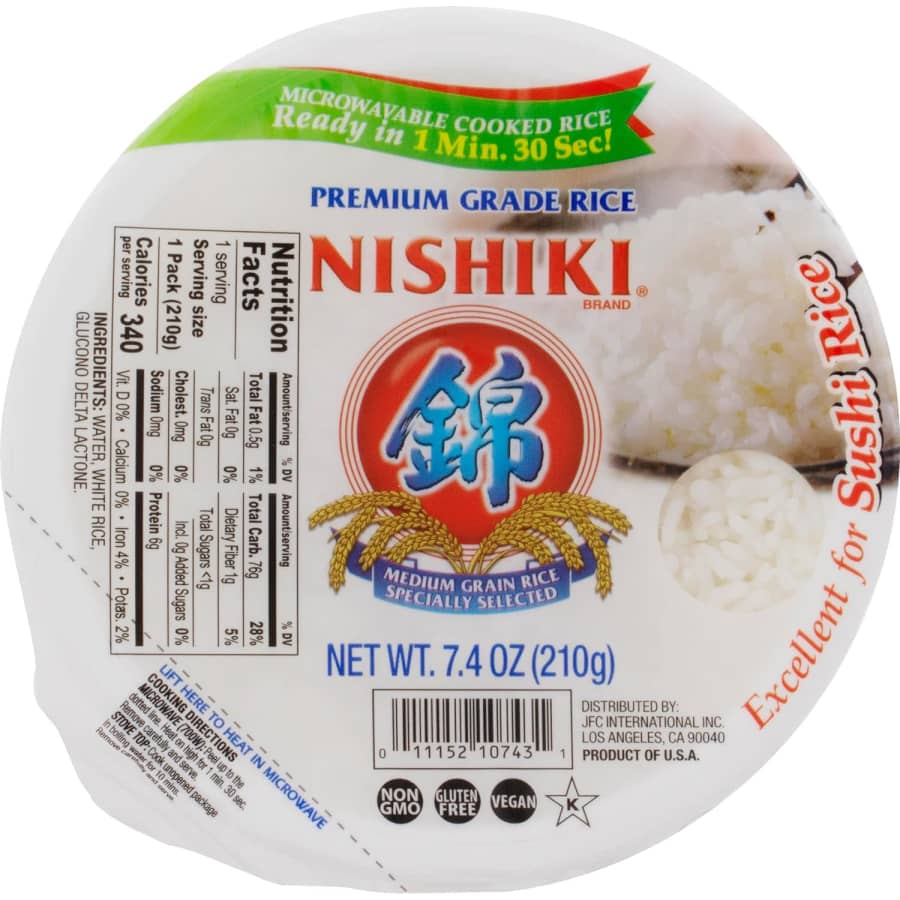 Nishiki Steamed White Rice 6-Pack for $9.52 via Sub & Save Nishiki Steamed White Rice 6-Pack for $9.52 via Sub & Save