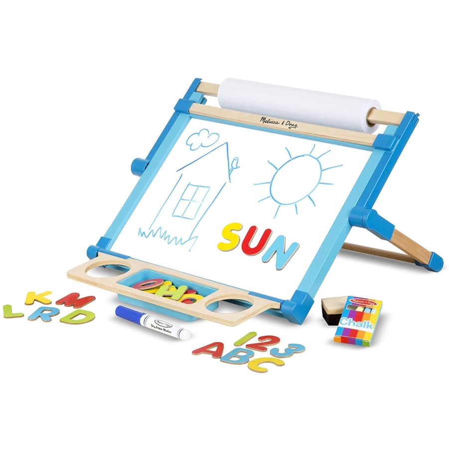 Melissa & Doug Double-Sided Tabletop Easel for $41