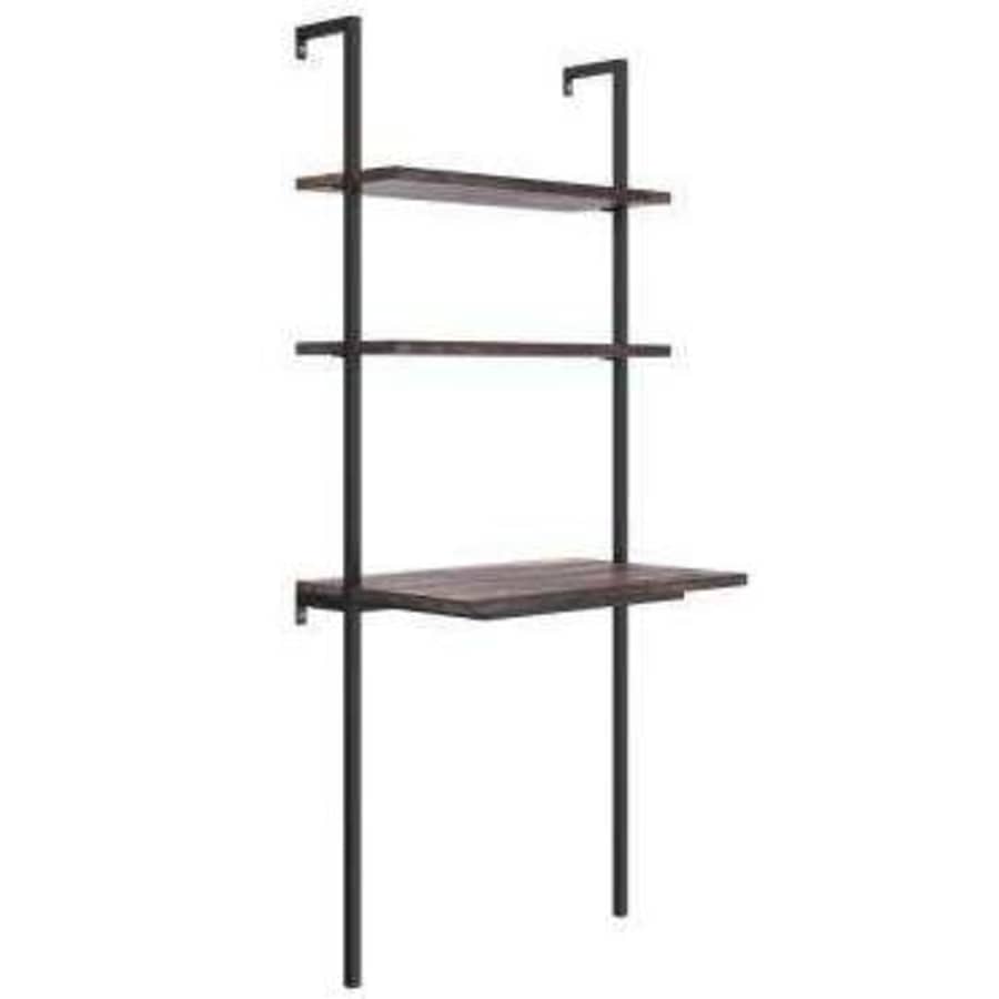 Nathan James Theo 2-Shelf Wall-Mount Ladder Writing Desk for $126 Nathan James Theo 2-Shelf Wall-Mount Ladder Writing Desk for $126