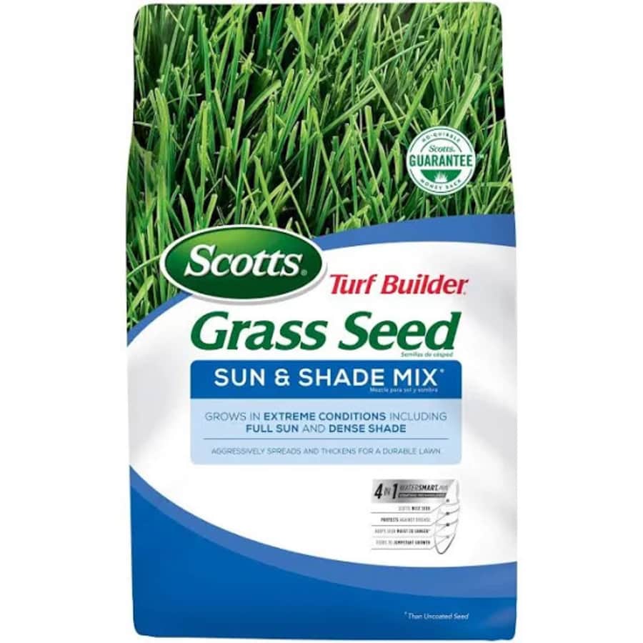 Scotts Turf Builder Grass Seed Sun and Shade Mix 40-lb. Bag for $80