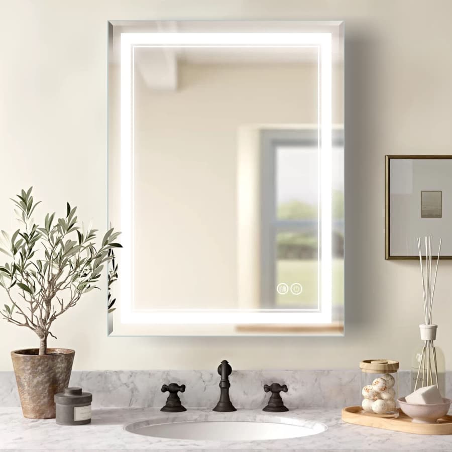 Smartcoom 24" x 32" Touch Control LED Bathroom Mirror for $95 Smartcoom 24" x 32" Touch Control LED Bathroom Mirror for $95