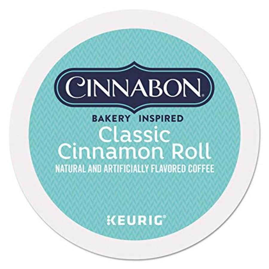 Cinnabon Classic Cinnamon Roll, Single-Serve Keurig K-Cup Pods, Flavored Coffee, 24 Count for $45