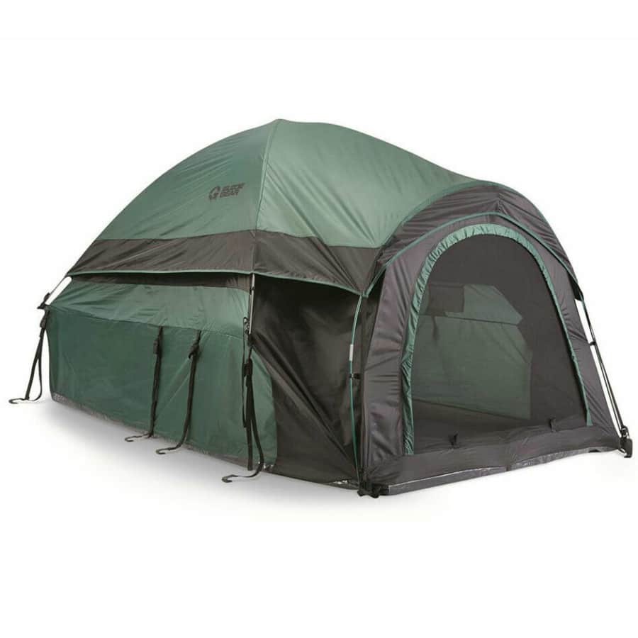 Guide Gear Compact Fully Enclosed Truck Bed Tent for $99 Guide Gear Compact Fully Enclosed Truck Bed Tent for $99