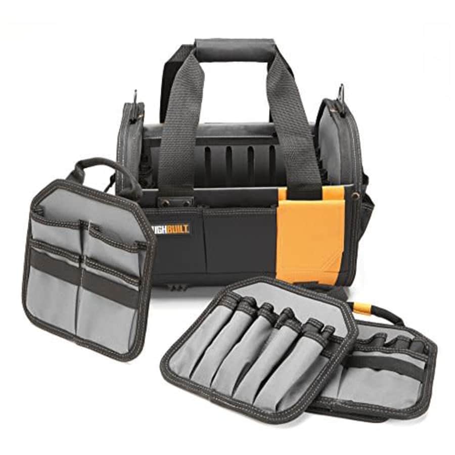 ToughBuilt - 12" Modular Tote Tool Bag | 61 Pockets and Loops, Electrical/Maintenance Tool Carrier, for $69 ToughBuilt - 12" Modular Tote Tool Bag | 61 Pockets and Loops, Electrical/Maintenance Tool Carrier, for $69