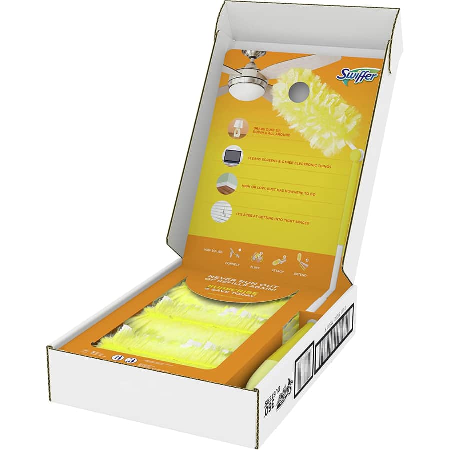 Swiffer Heavy Duty Extender Handle Duster Starter Kit for $23