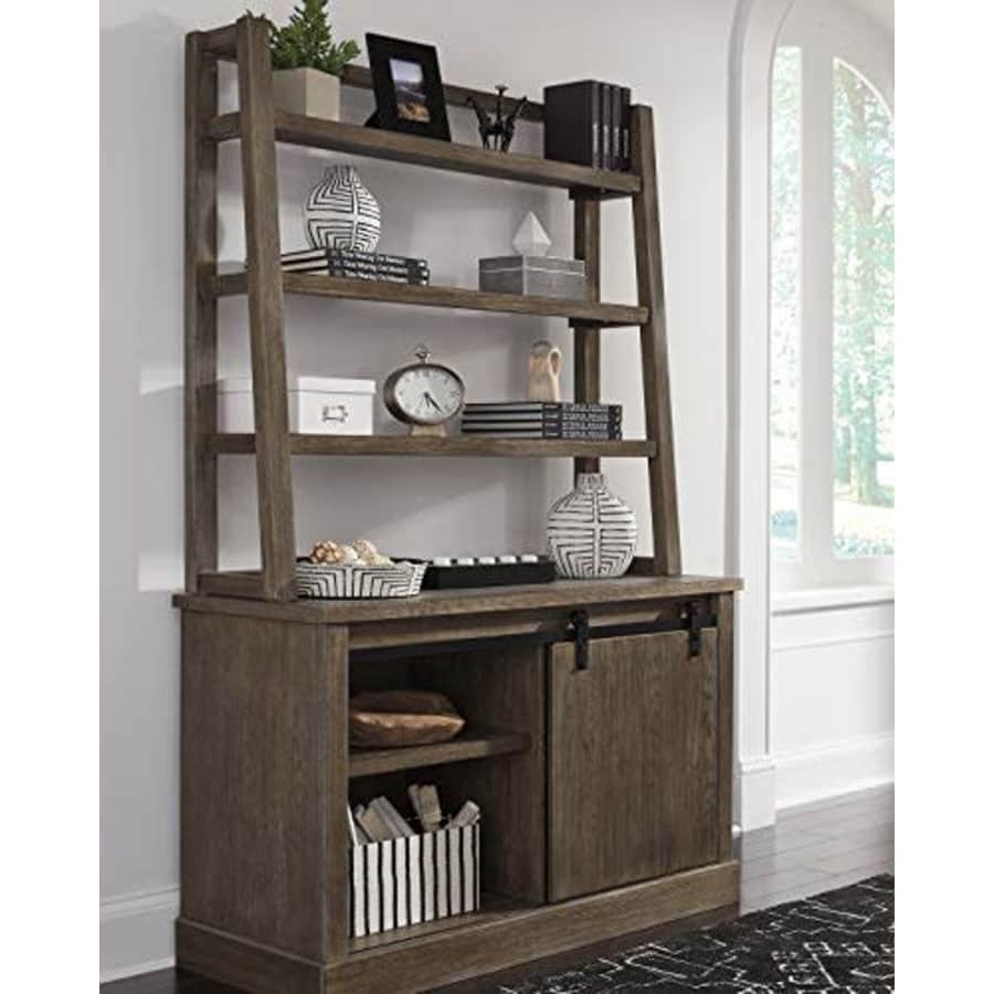 Signature Design by Ashley Ashley Furniture Signature Design - Luxenford Home Office Desk Hutch - Desk Hutch Only - Grayish for $447 Signature Design by Ashley Ashley Furniture Signature Design - Luxenford Home Office Desk Hutch - Desk Hutch Only - Grayish for $447