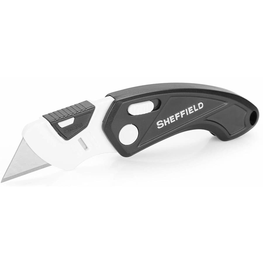 Sheffield Folding Lock Back Utility Knife for $4 Sheffield Folding Lock Back Utility Knife for $4