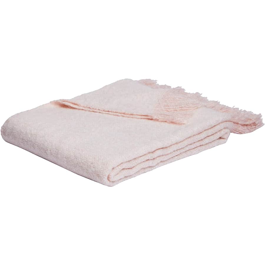 AmazonBasics 50" x 70" Faux Angora Fringed Blanket for $8 AmazonBasics 50" x 70" Faux Angora Fringed Blanket for $8